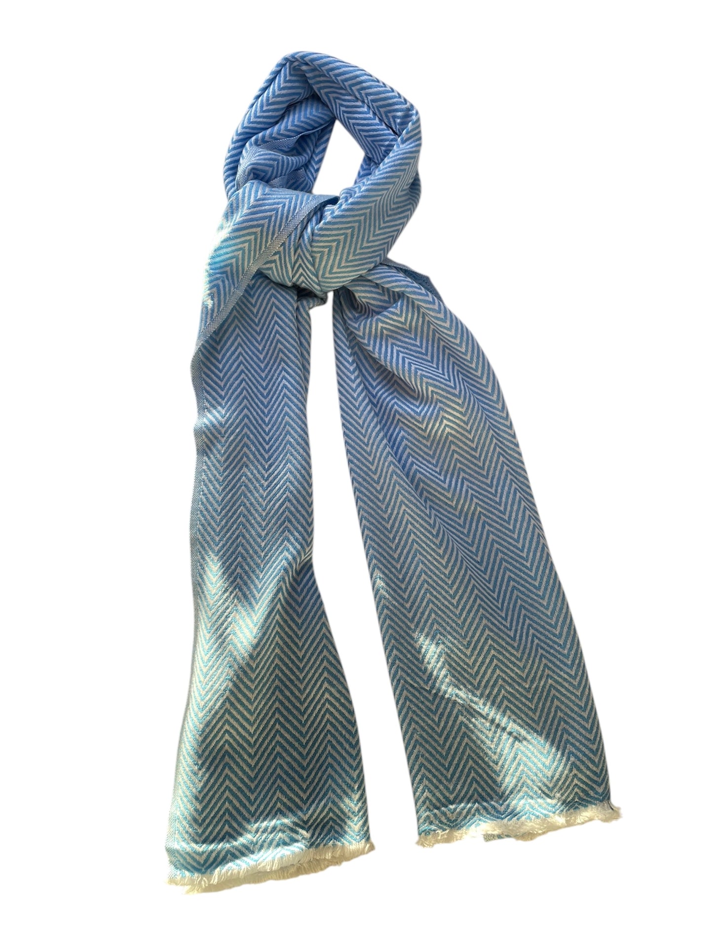 Herringbone cashmere blend Shawl