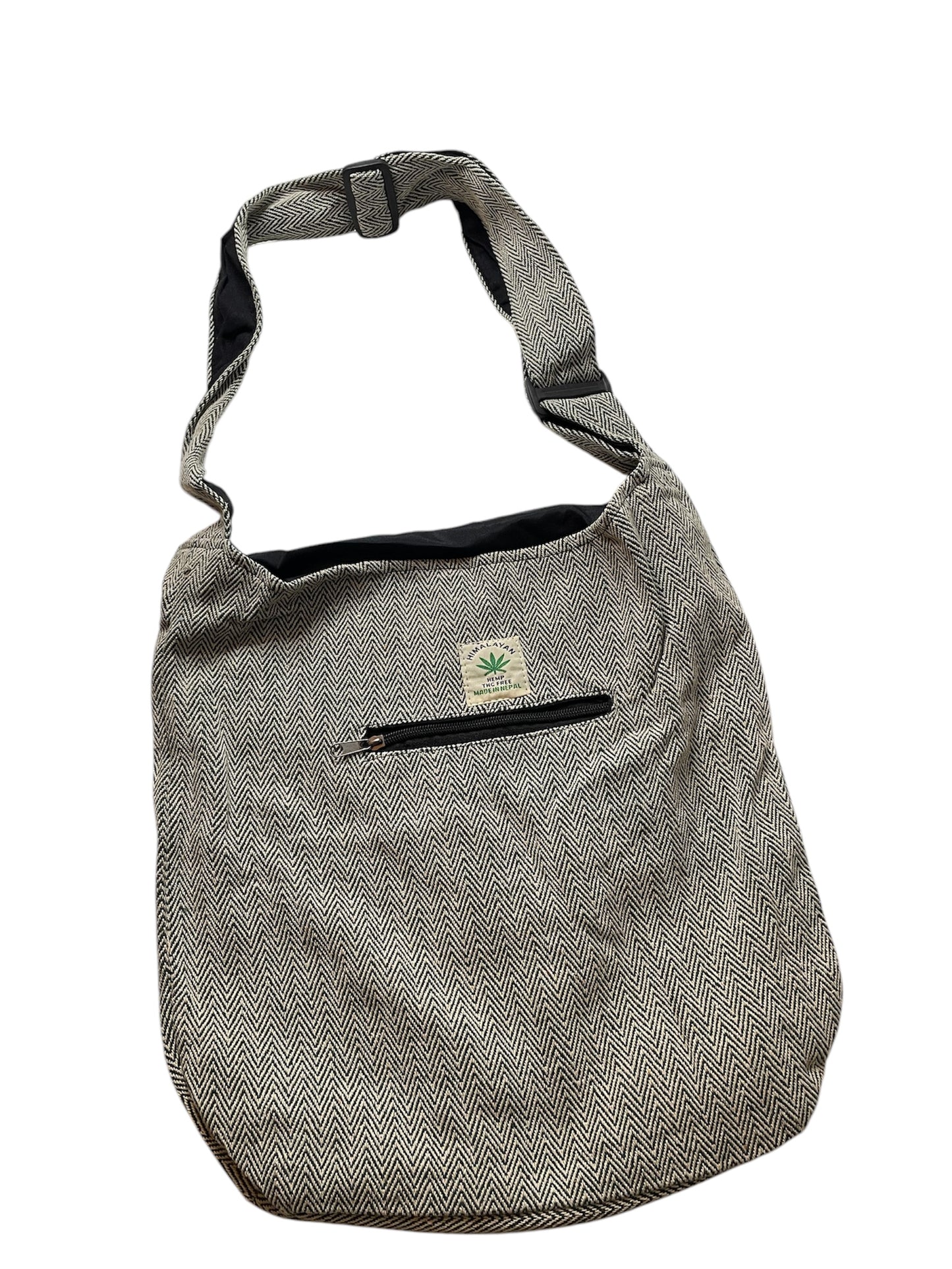 Sac bandoulière 100% chanvre naturel pur
