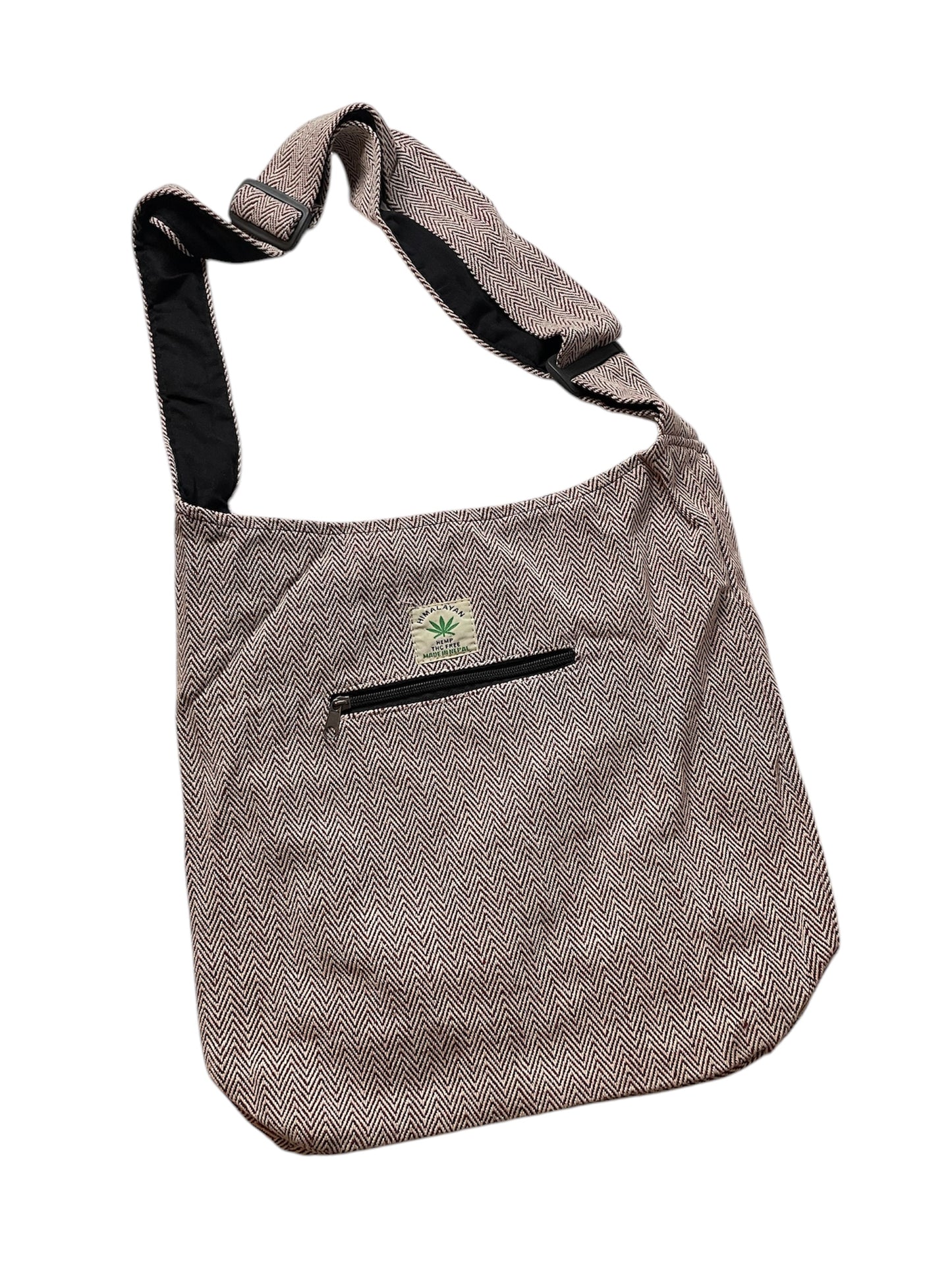 Sac bandoulière 100% chanvre naturel pur