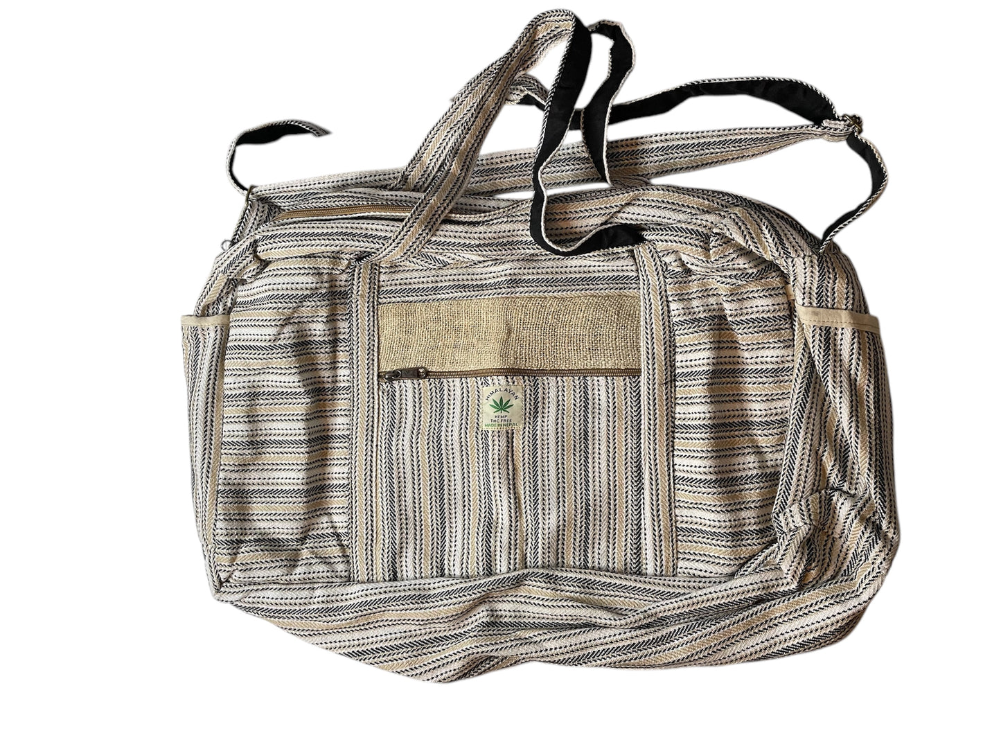 Hemp & cotton holdall bag