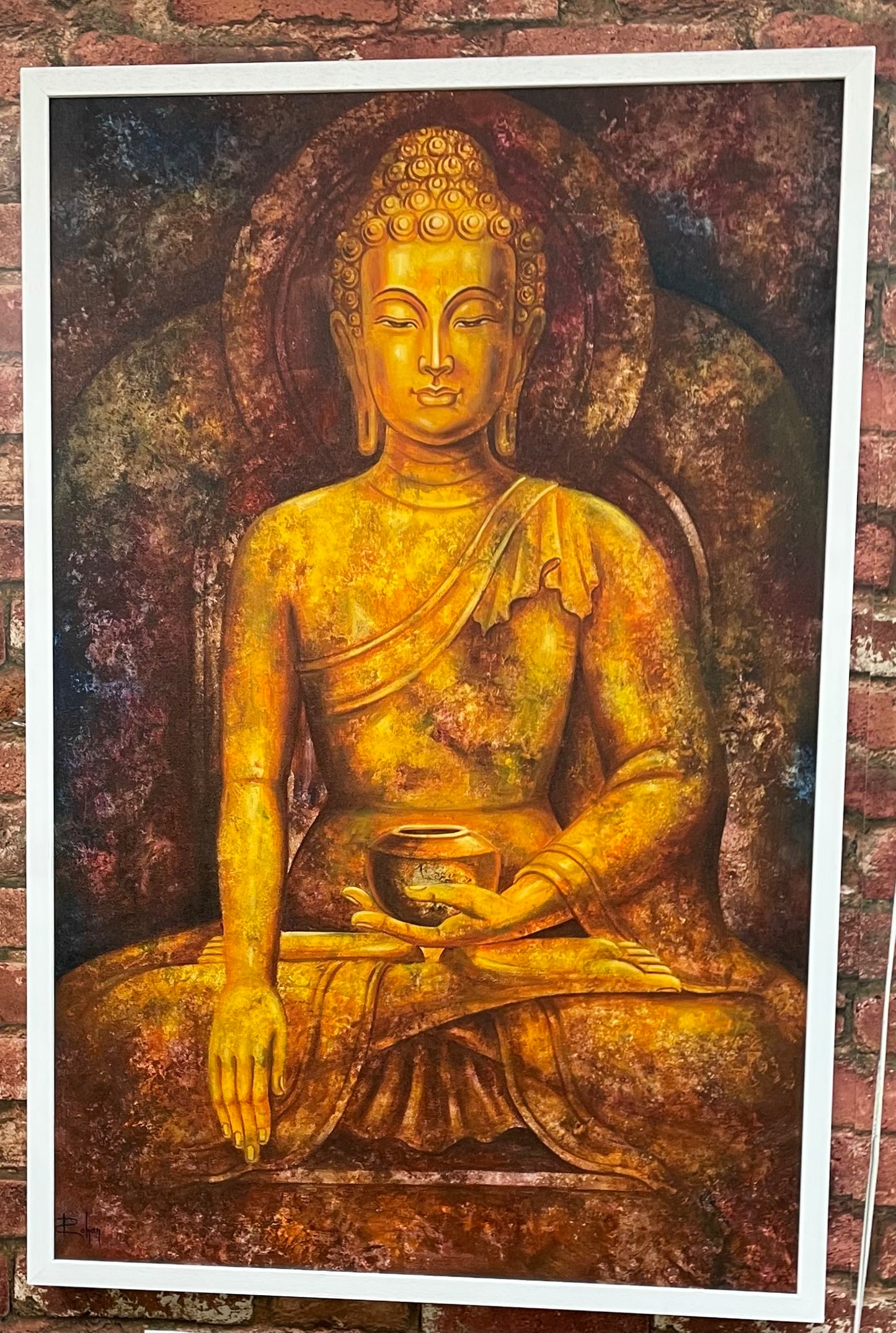 Handmade Buddha Painting