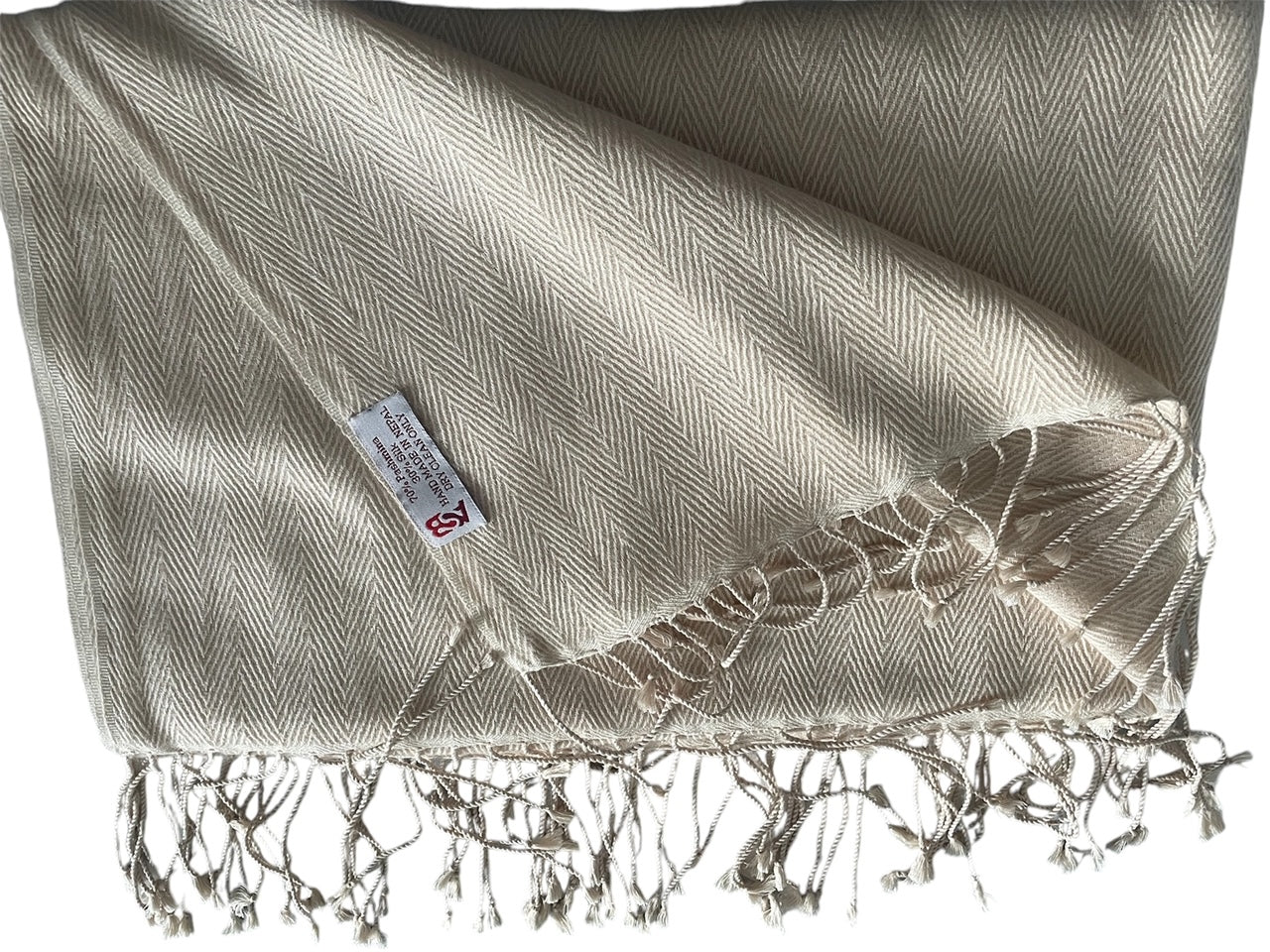 Cashmere Heringbone Shawl