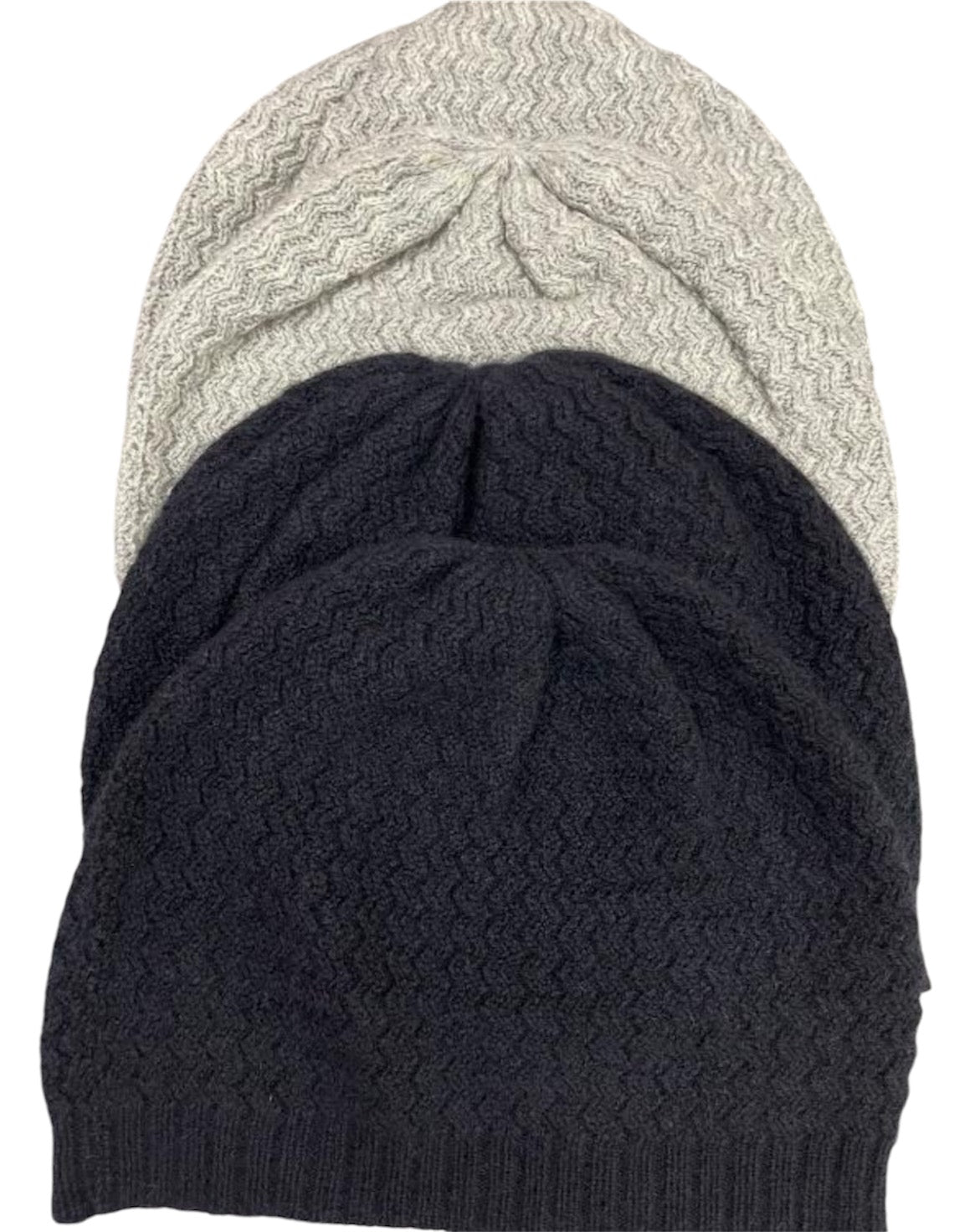 Bonnet tricoté 100 % cachemire