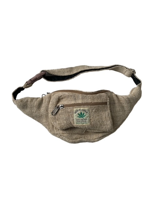 Sac bandoulière 100% chanvre à bretelles réglables