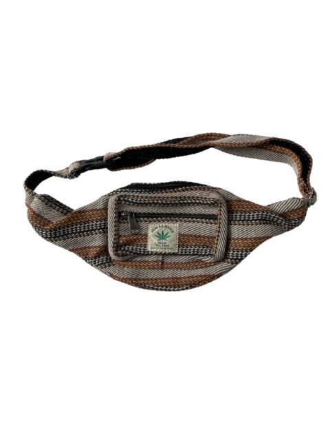 Sac bandoulière 100% chanvre à bretelles réglables