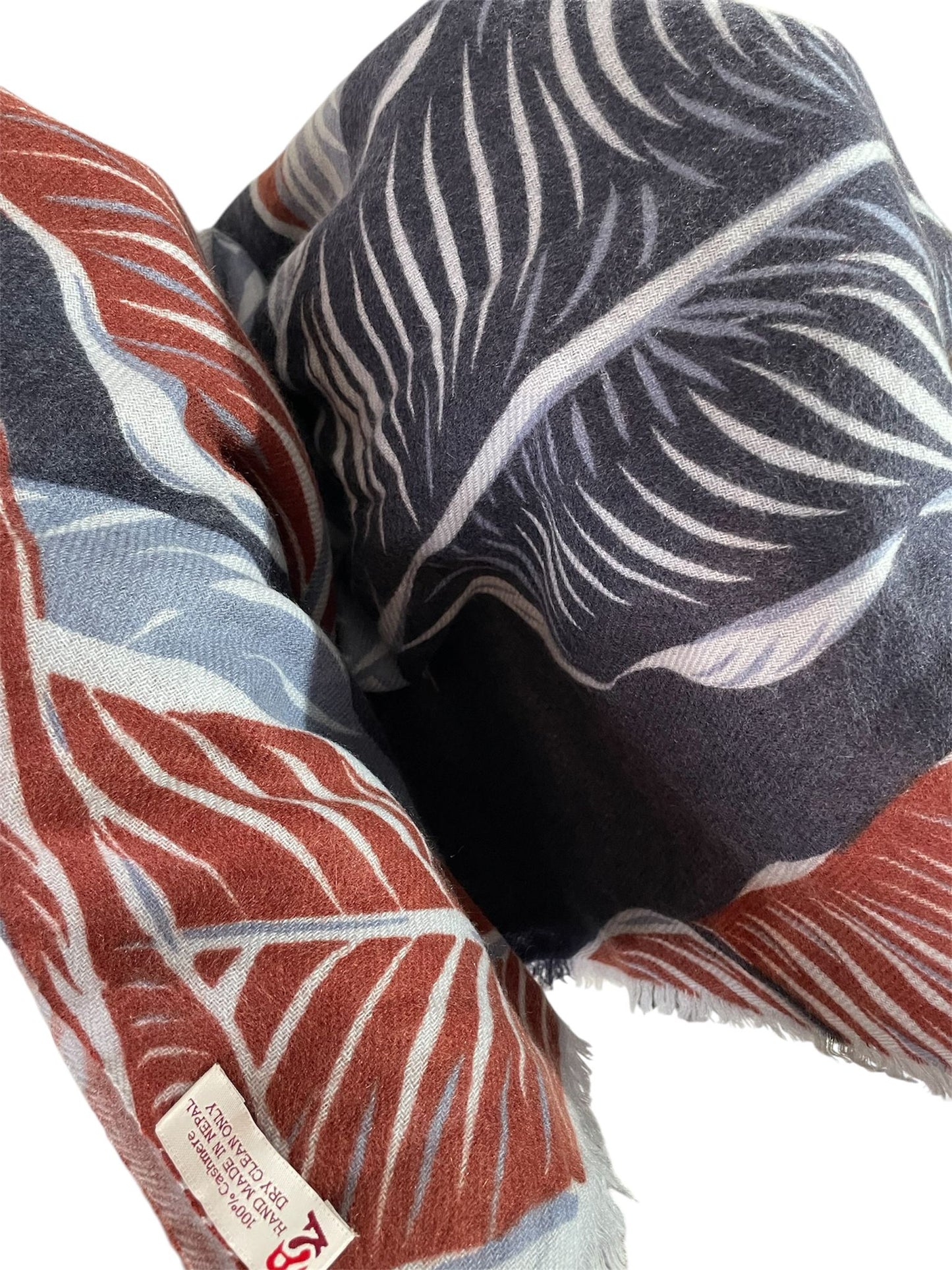 Cashmere Twill Print Shawl
