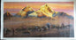 Mount Everest Painting, Hand Painted Himalayan Landscape wall art, Eternal beauty of mount Everest.