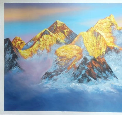 Handmade Sunrise at Mount Everest