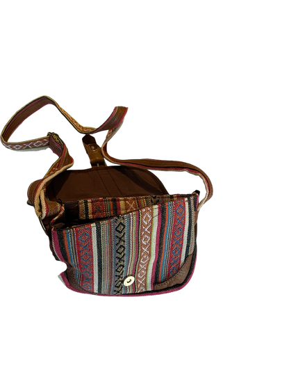 Hemp, Cotton & Leather Blend Bag – Unique & Stylish