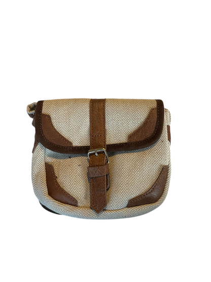 Hemp, Cotton & Leather Blend Bag – Unique & Stylish
