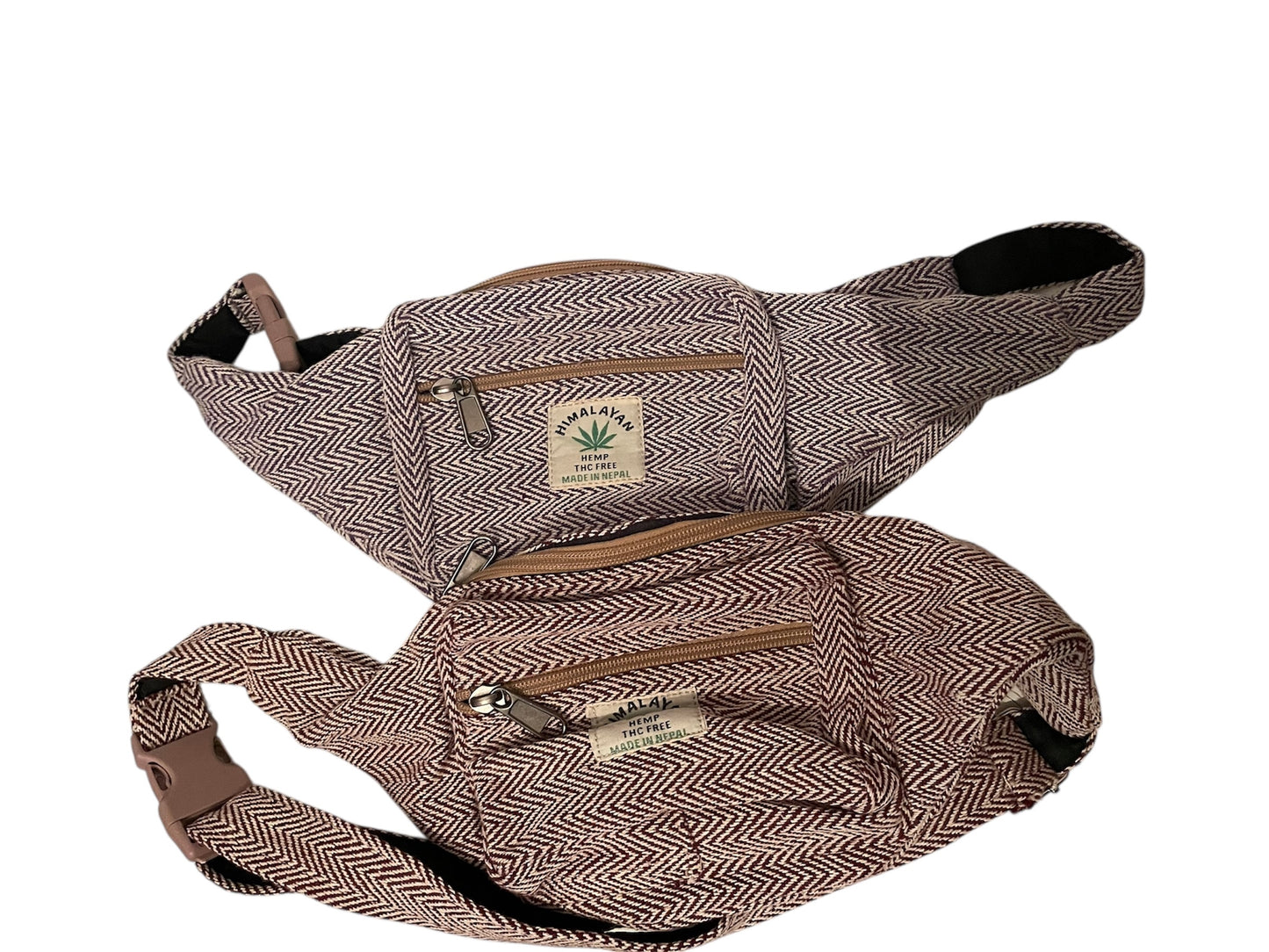 Adjustable straps 100% hemp Crossbody bag