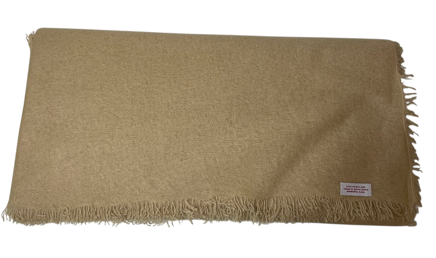 Cashmere Knitted Felted 12GG Shawls