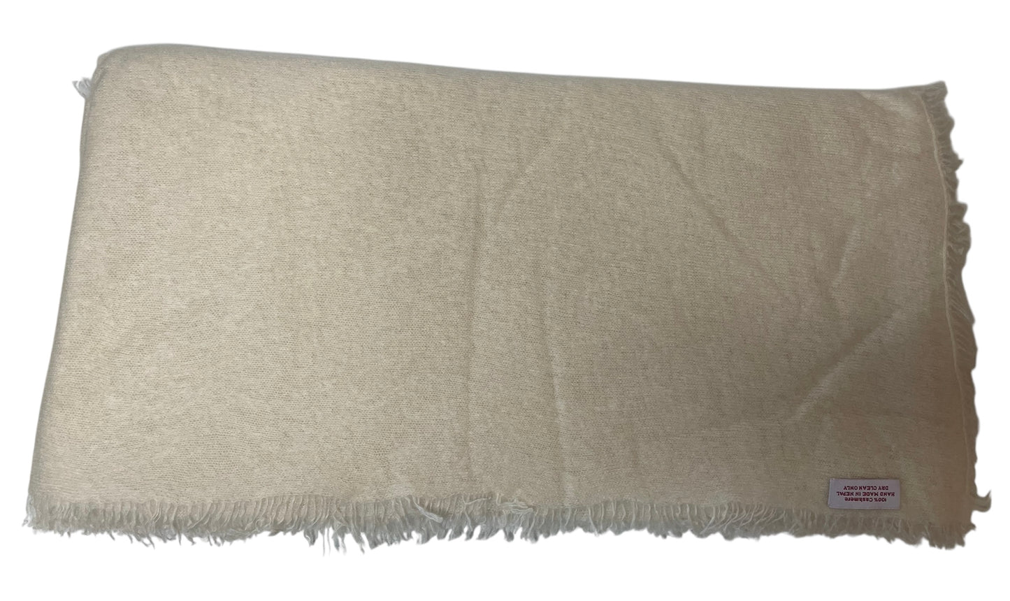 Cashmere Knitted Felted 12GG Shawls