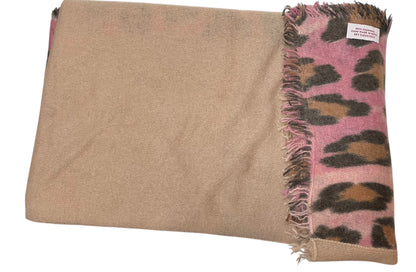 Leopard Print Cashmere Shawls