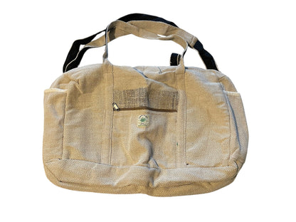Hemp & cotton holdall bag