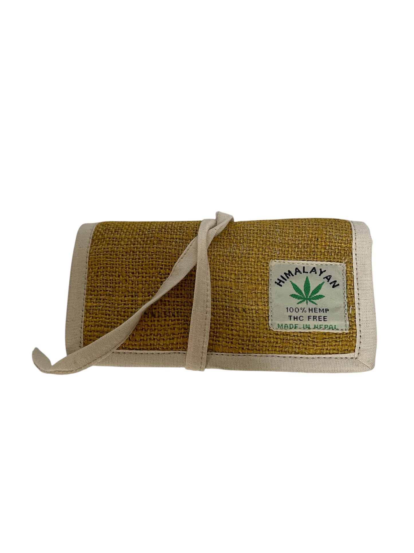 Handcrafted Hemp Tobacco Pouch, Natural & Durable Storage