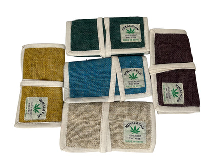 Handcrafted Hemp Tobacco Pouch, Natural & Durable Storage