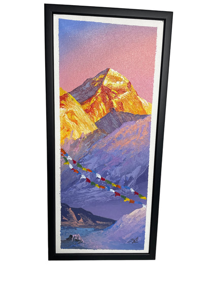 Golden Dawn Over Mount Everest Painting
