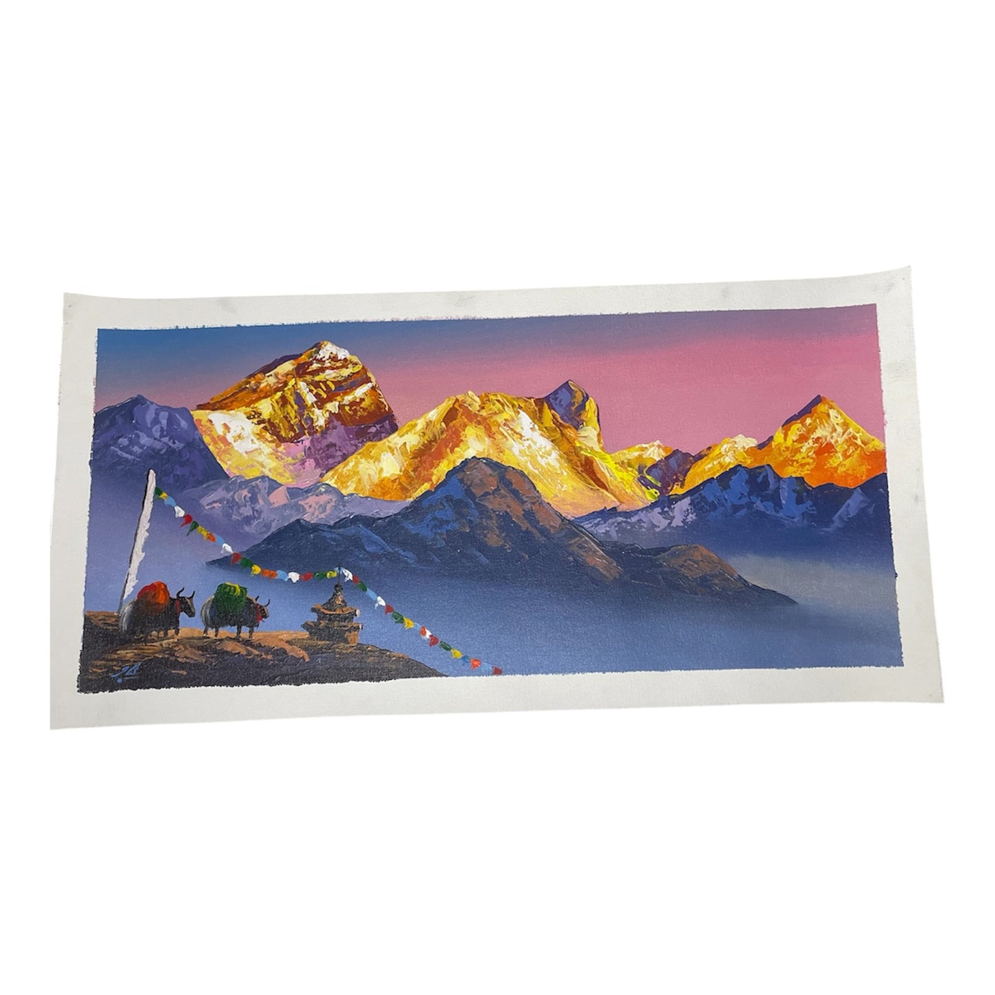 Golden Dawn Over Mount Everest