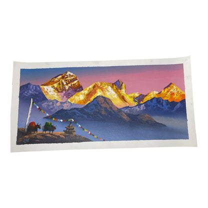 Golden Dawn Over Mount Everest