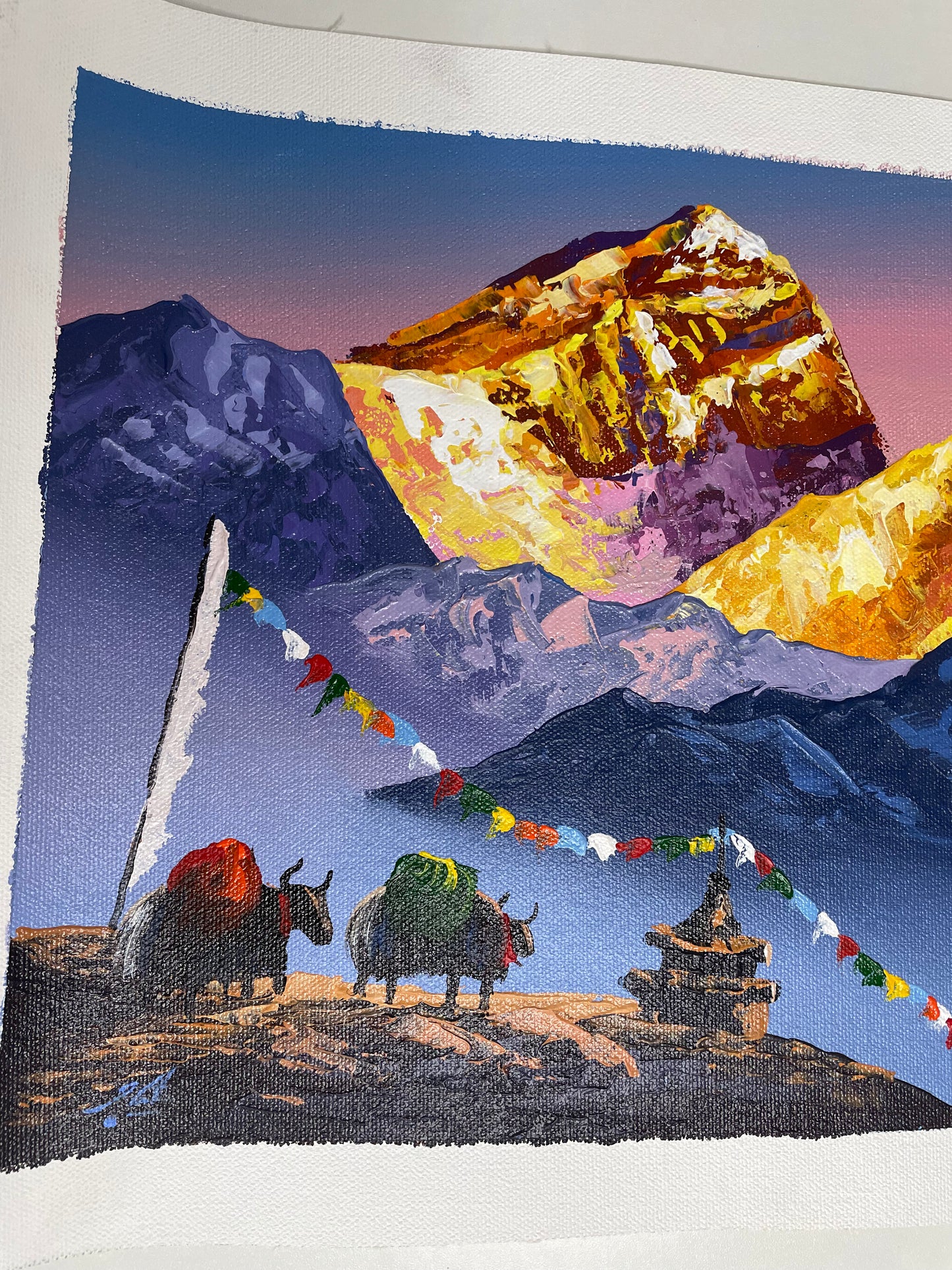 Golden Dawn Over Mount Everest