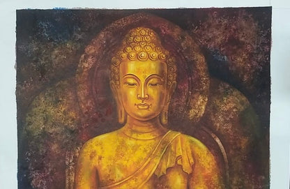 Handmade Buddha Painting