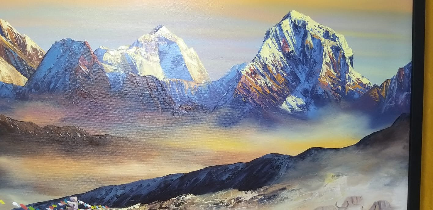 Hand-Painting Everest's Eternal Beauty