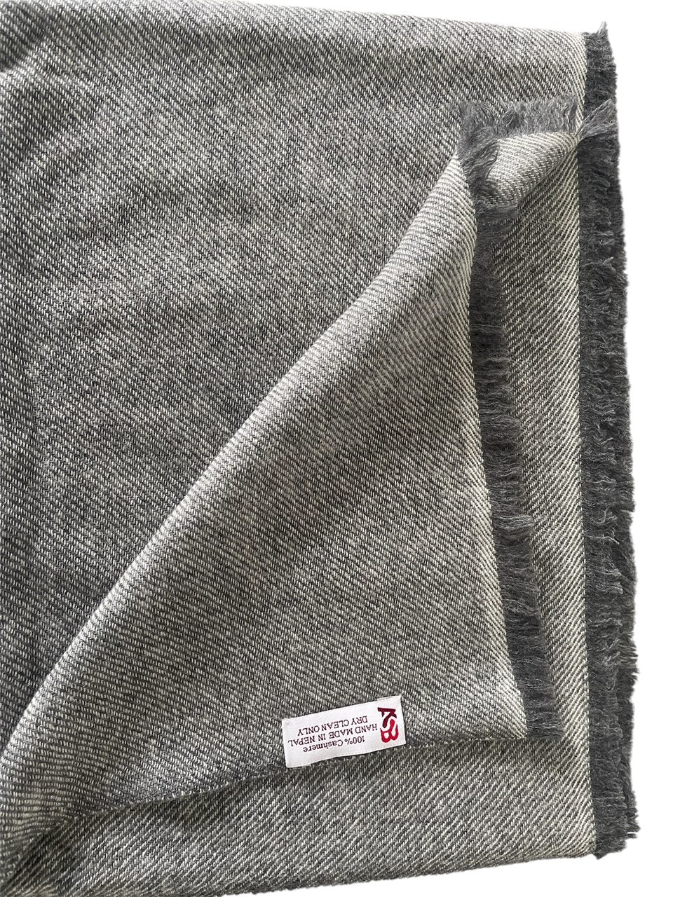 100% Cashmere Twill 2 Color Shawl