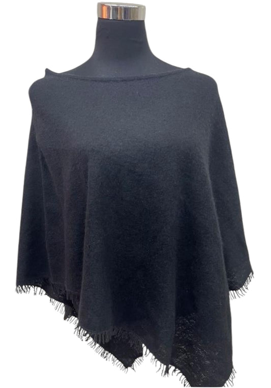 100% Cashmere Knitted Poncho