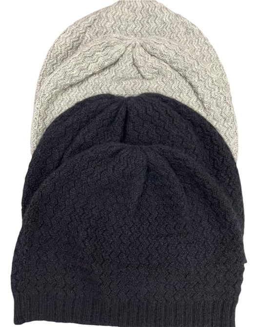 100% Cashmere Knitted Hat