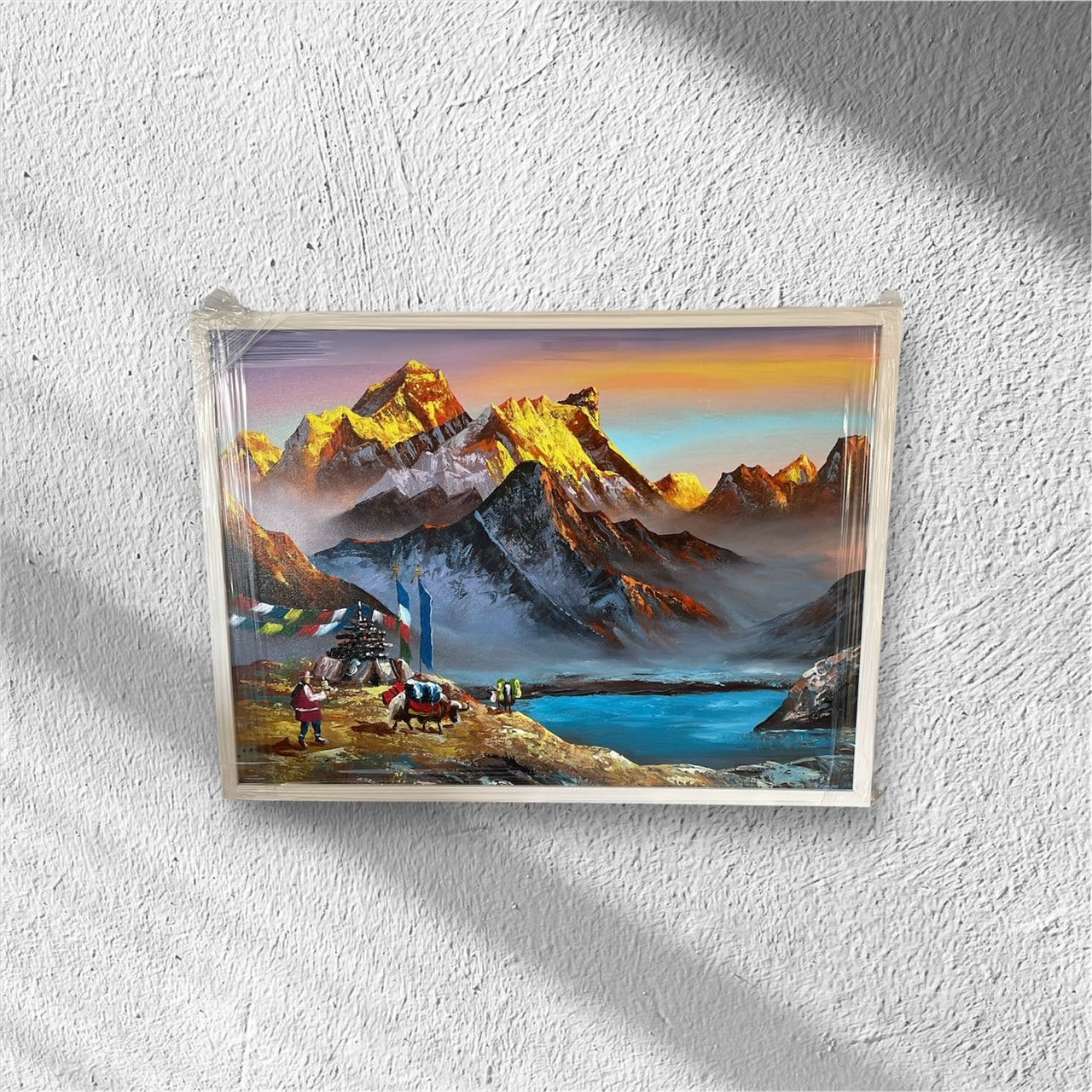 Mount Everest Sunrise Hand Painting