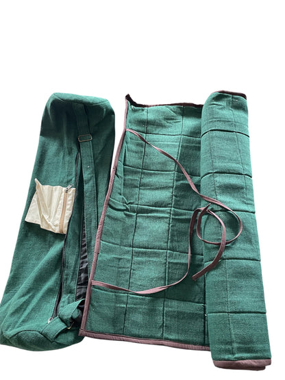 Eco-Friendly Hemp Yoga & Exercise Mat – Natural Hemp Cotton Blend, 5 Color Options