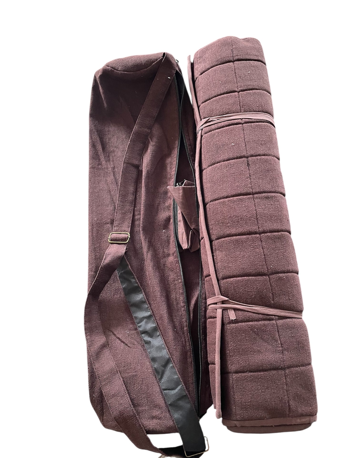 Eco-Friendly Hemp Yoga & Exercise Mat – Natural Hemp Cotton Blend, 5 Color Options