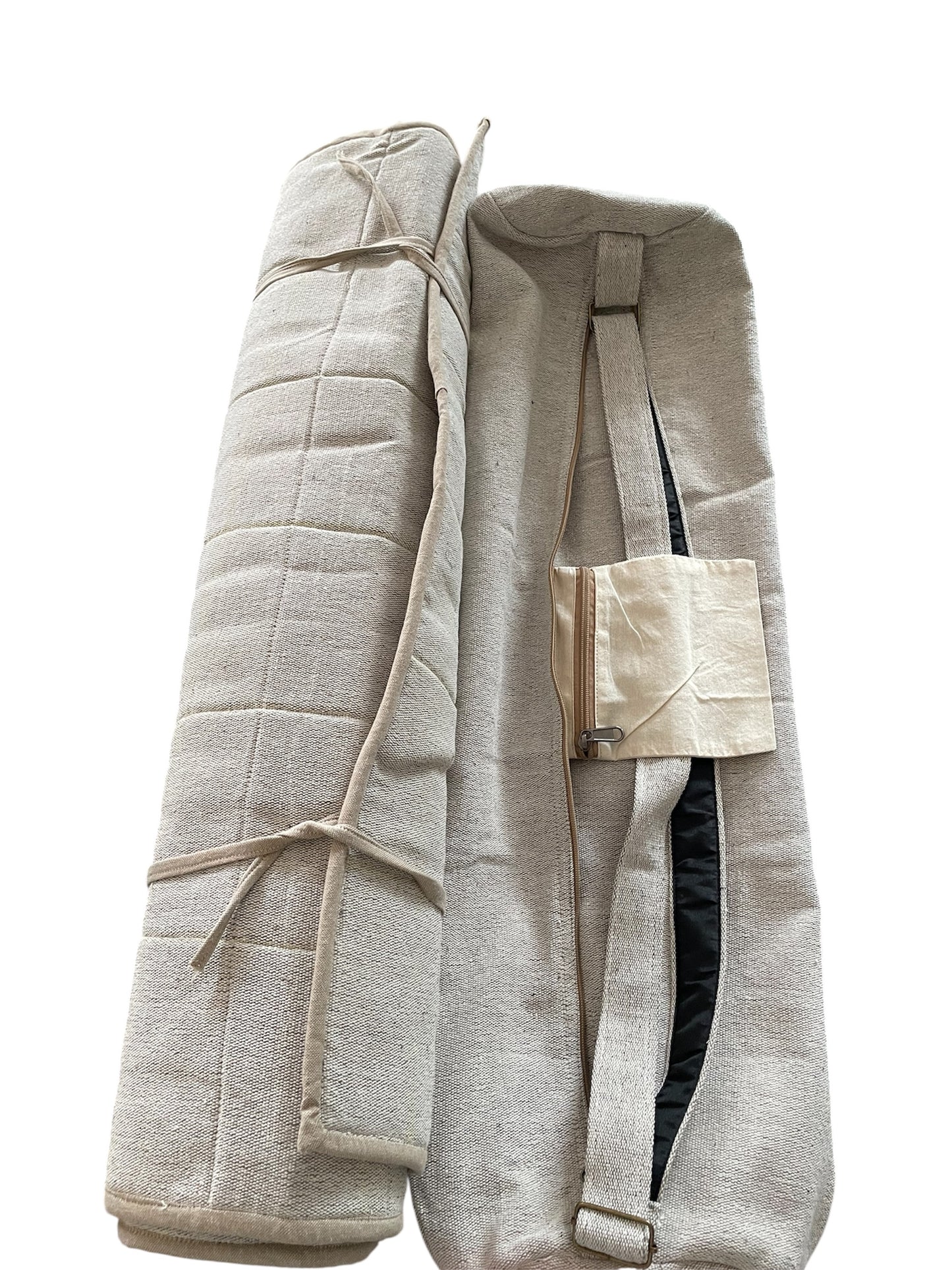 Eco-Friendly Hemp Yoga & Exercise Mat – Natural Hemp Cotton Blend, 5 Color Options