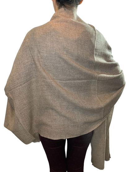 100% Cashmere Basket Weave Shawl