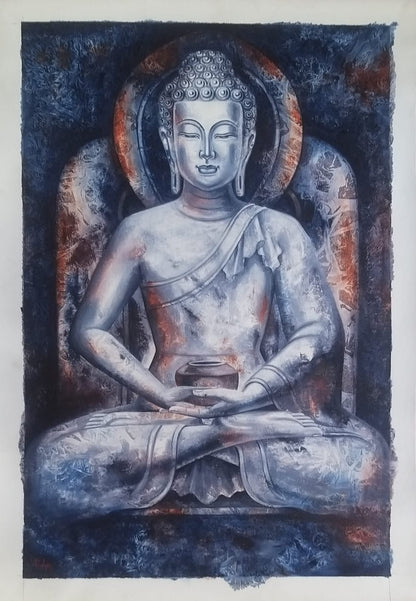 Buddha handmade Painting