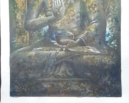 Handmade Buddha painting