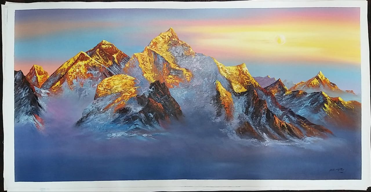 Handmade Sunrise at Mount Everest